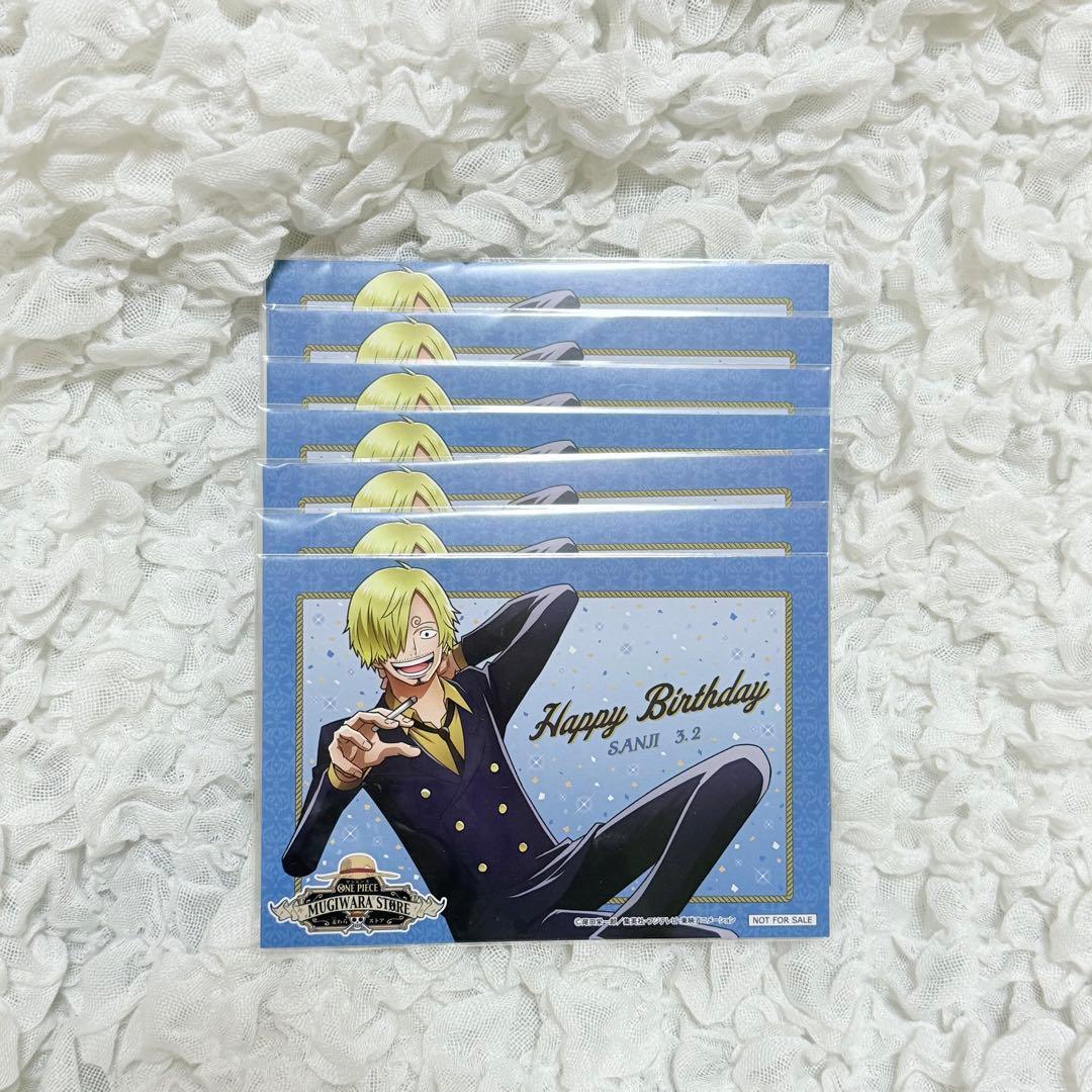 ワンピース サンジ バースデー 特典 ポストカード 7枚 缶バッジ アクスタ ONE PIECE』バースデイアクリル“X”フィギュア－with