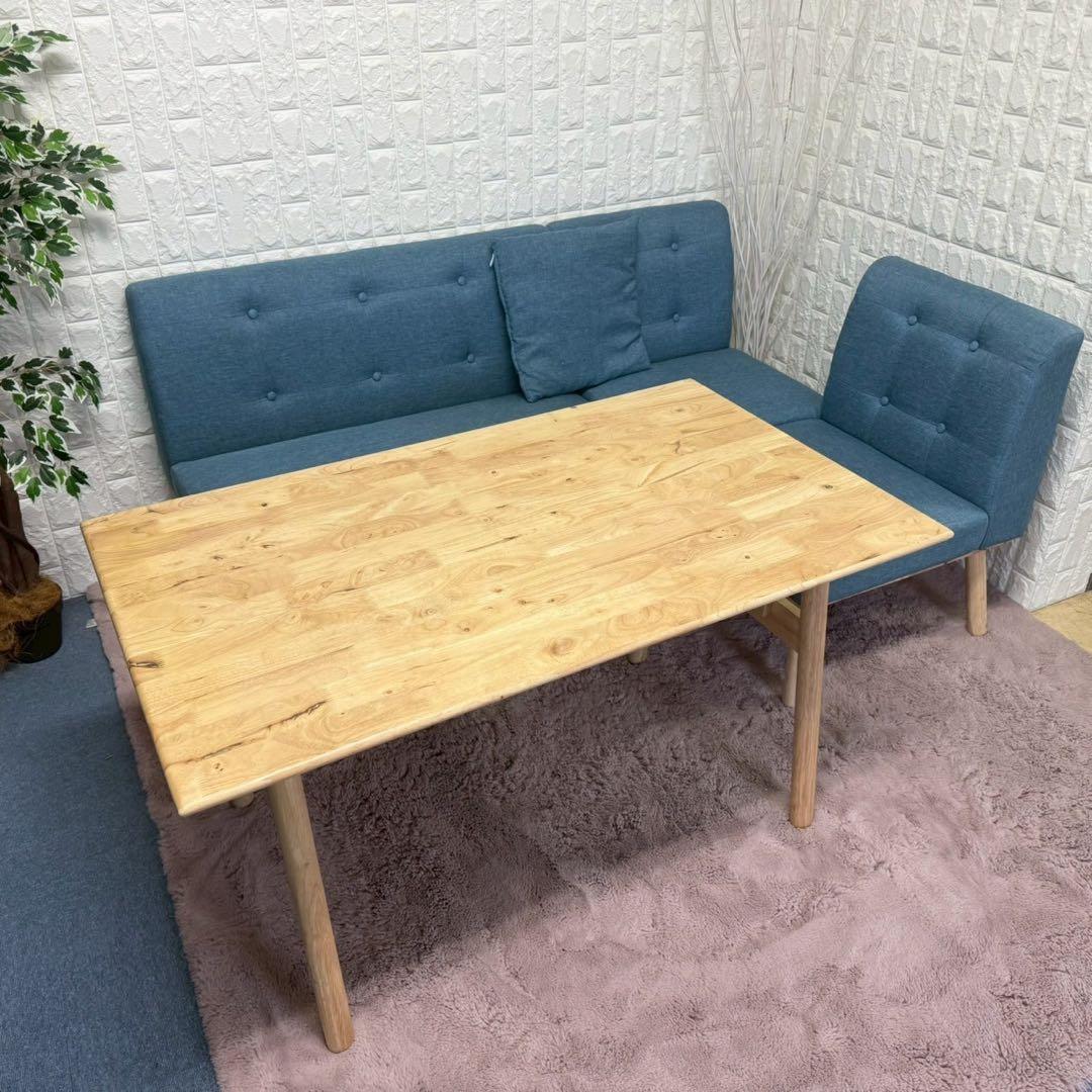 にゃ〜す ✨ナチュラルファニチャー　ダイニングセット　4人掛け　北欧風