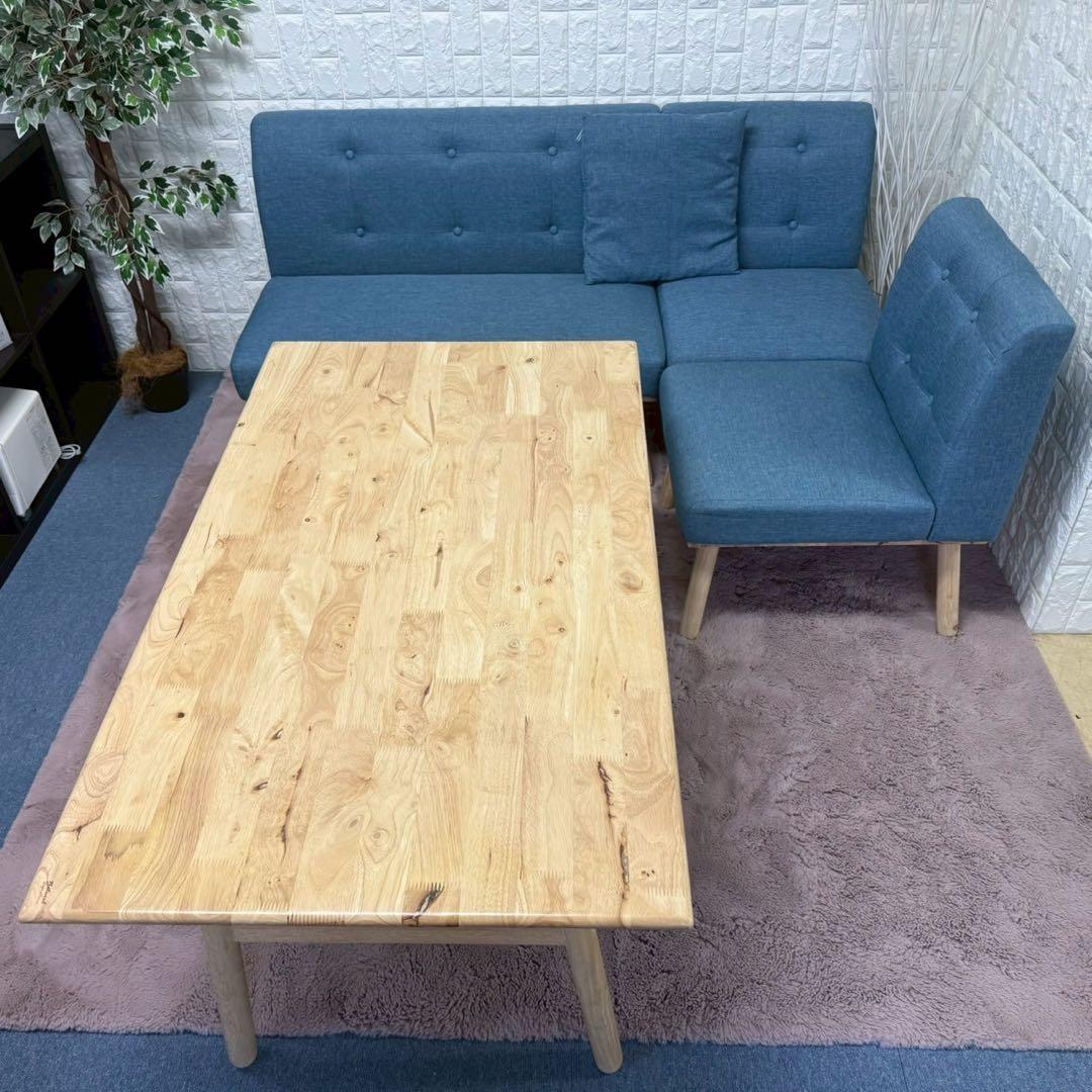 にゃ〜す ✨ナチュラルファニチャー　ダイニングセット　4人掛け　北欧風