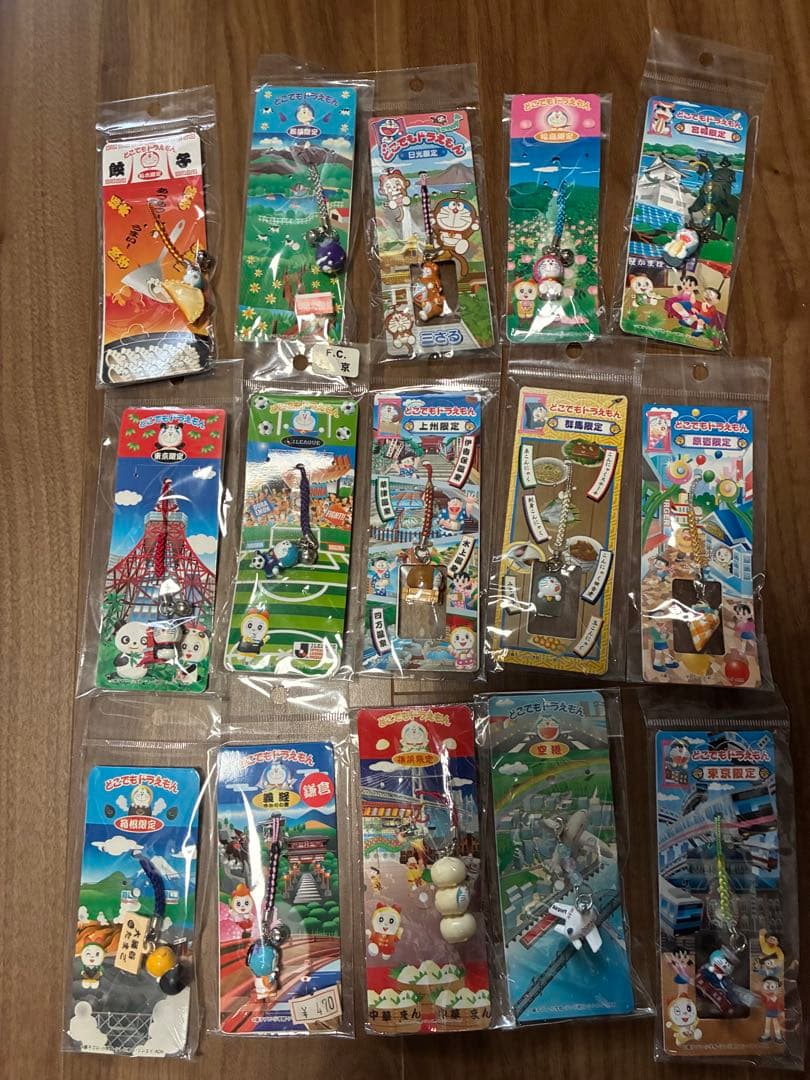 どこでもドラえもん 根付けストラップ 40点セット