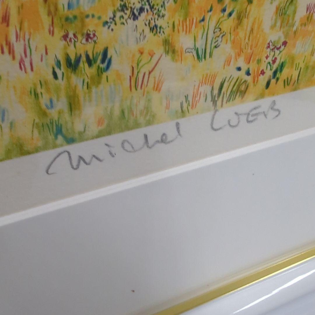 ミッシェル・ロブ リトグラフ 12/90. 鉛筆サイン