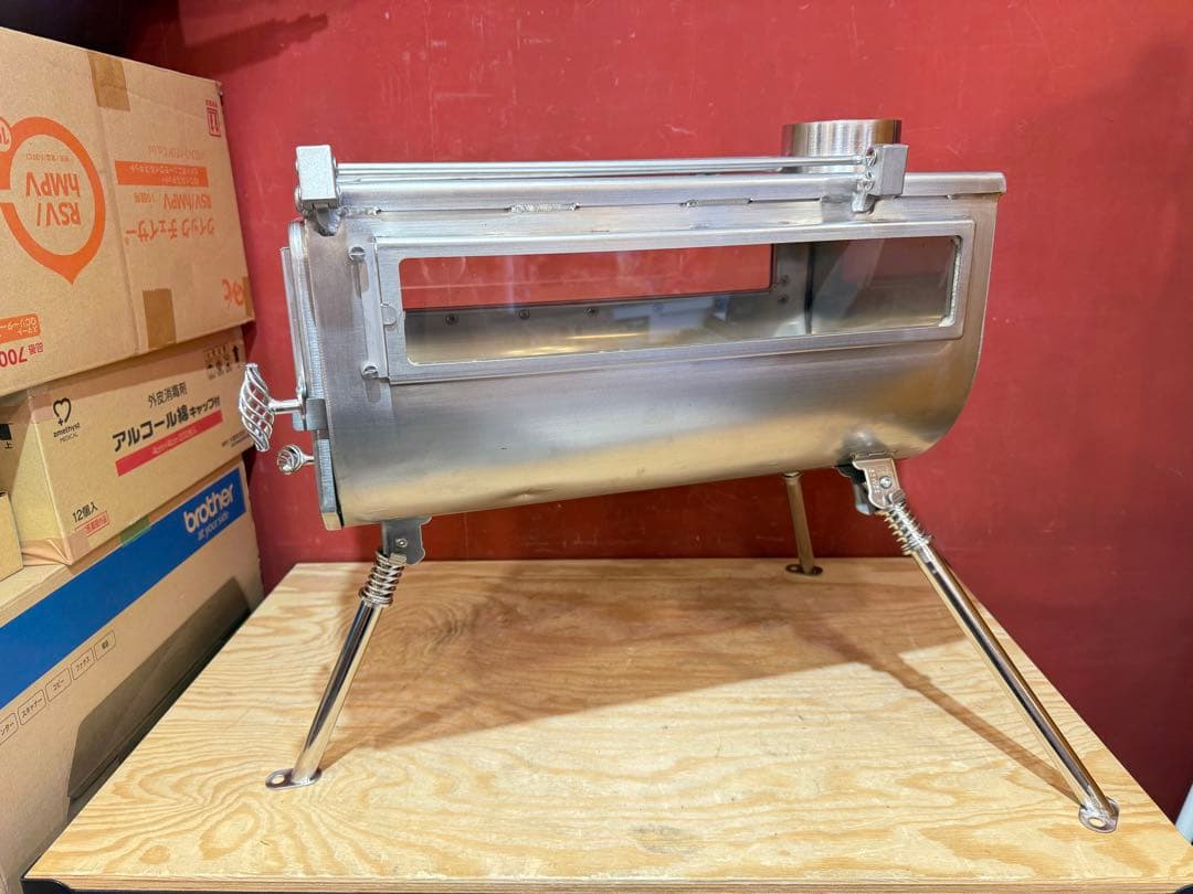 【未使用品】 テンマクデザイン　ウィンナーウェル　ウッドストーブ L　薪ストーブ