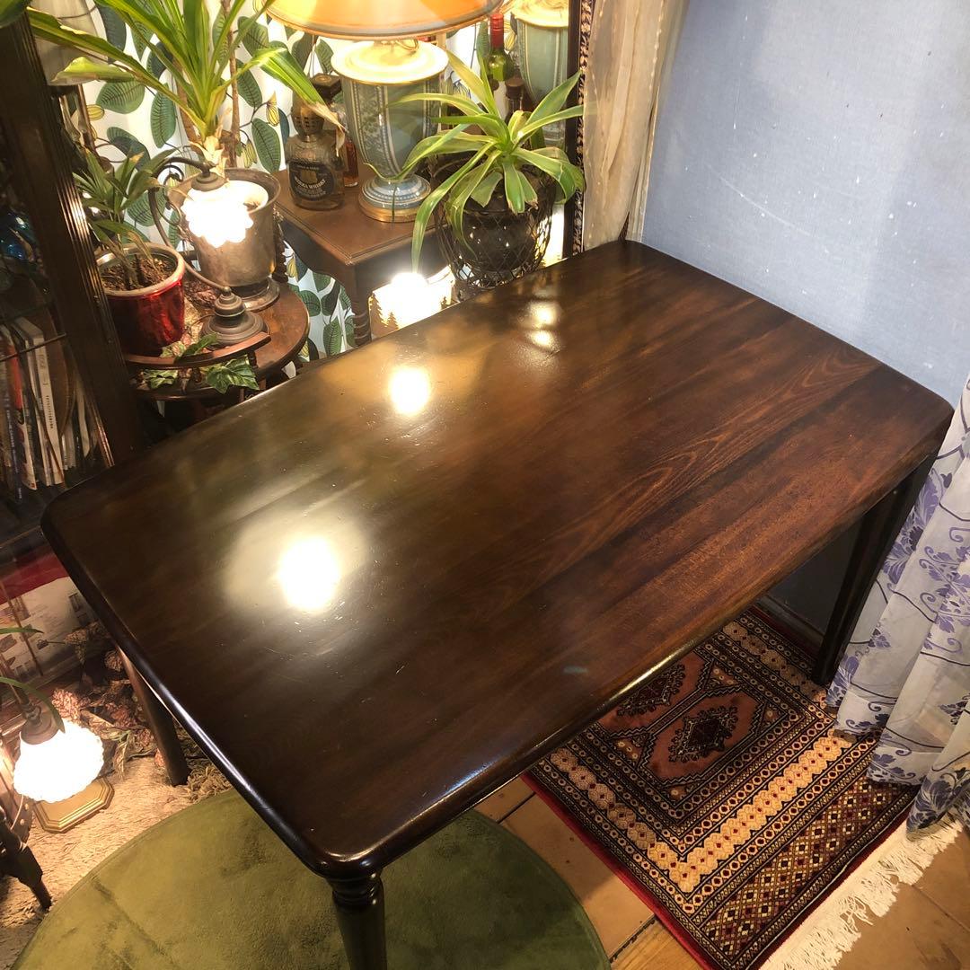 オールドヴィンテージ 柏木工 スピンドルレッグ　ダイニングテーブル