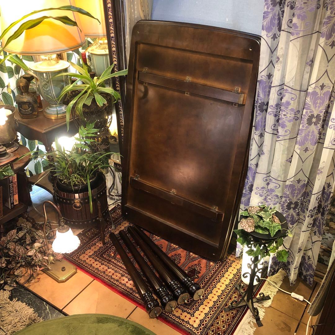 オールドヴィンテージ 柏木工 スピンドルレッグ　ダイニングテーブル