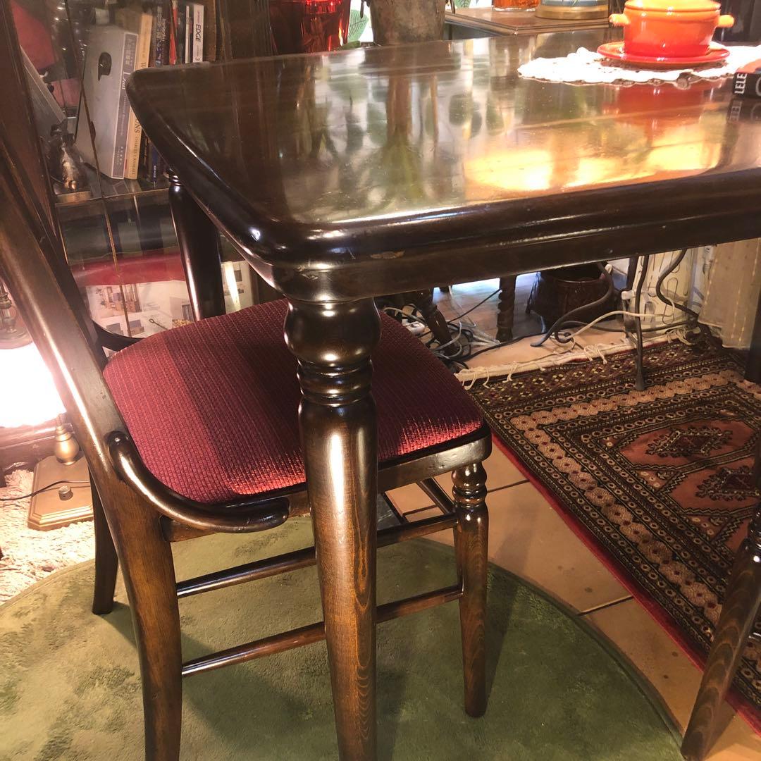 オールドヴィンテージ 柏木工 スピンドルレッグ　ダイニングテーブル