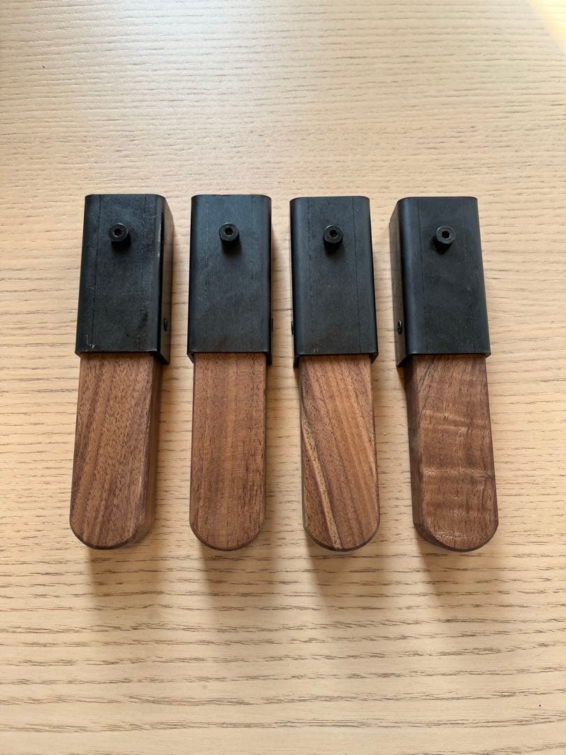 ラスト1点 ブラックデザイン ハレテーブル 日和 延長脚 改良品