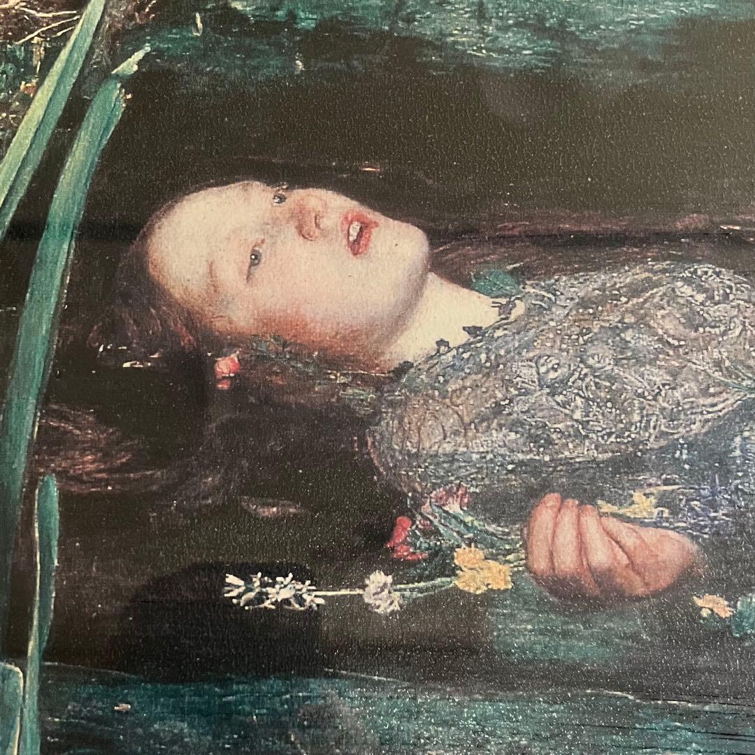 J.E.ミレイ作 オフェーリア A.C.P絵画 テート・ギャラリー 複製画