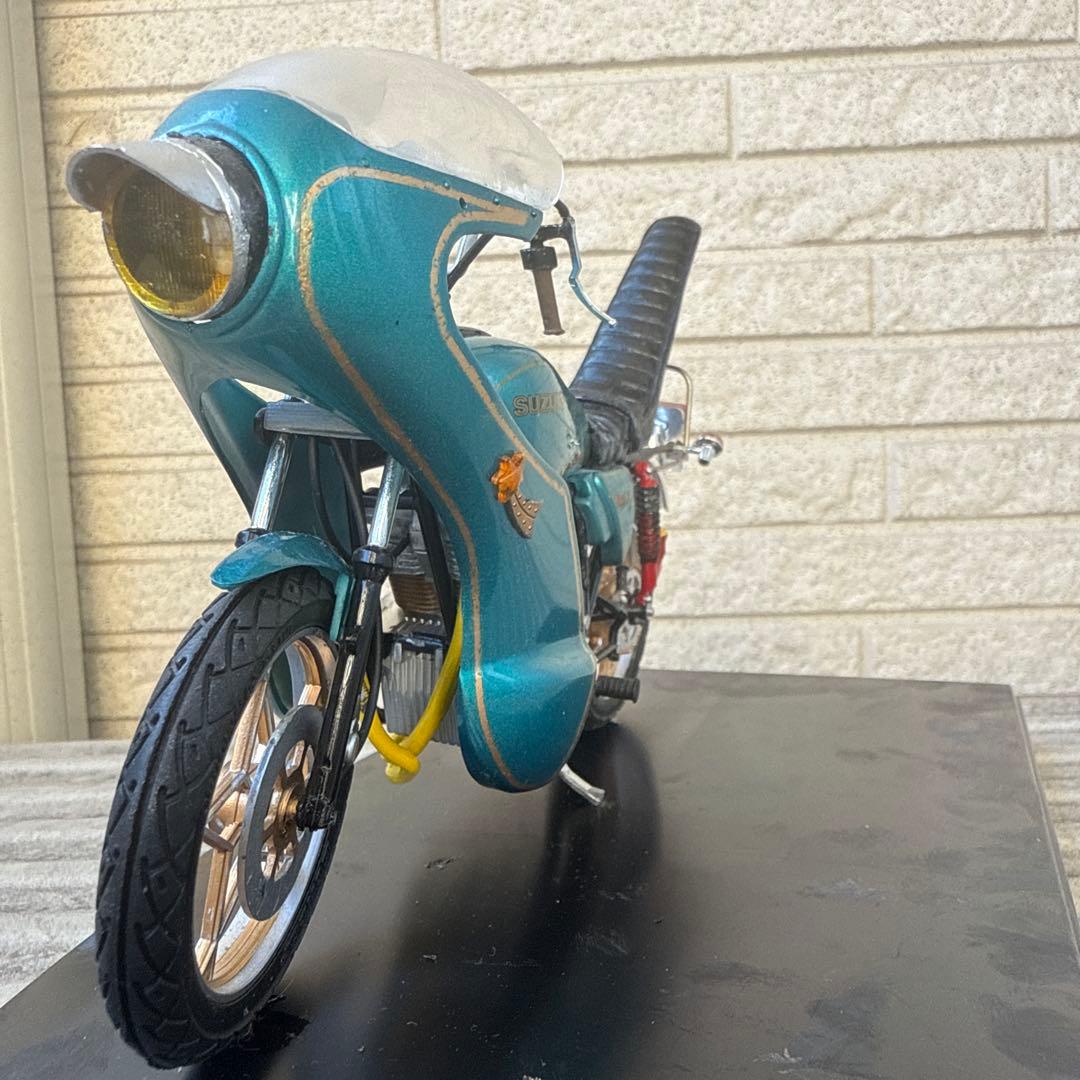 俺のマシン GS400L完成品 当時物 旧車會 暴走族 1/12ロケット 3段