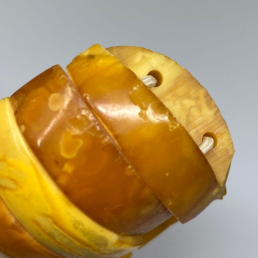 本蝋琥珀　バングル　31g タエチ　東さ7-0321☆2F