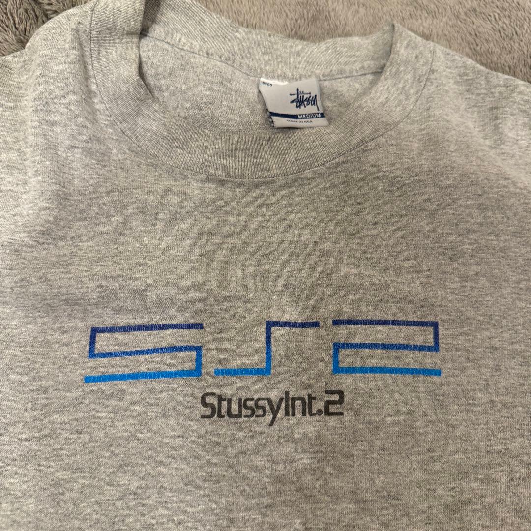 OLD STUSSY PS2 パロディTシャツ プレステ2 グレー