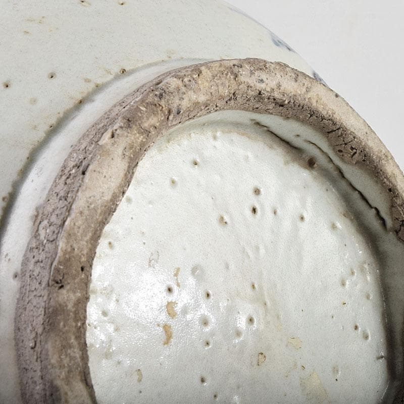 朝鮮美術 李朝 高麗白磁 染付 花文 壷 時代箱付 F R9160B - メルカリ