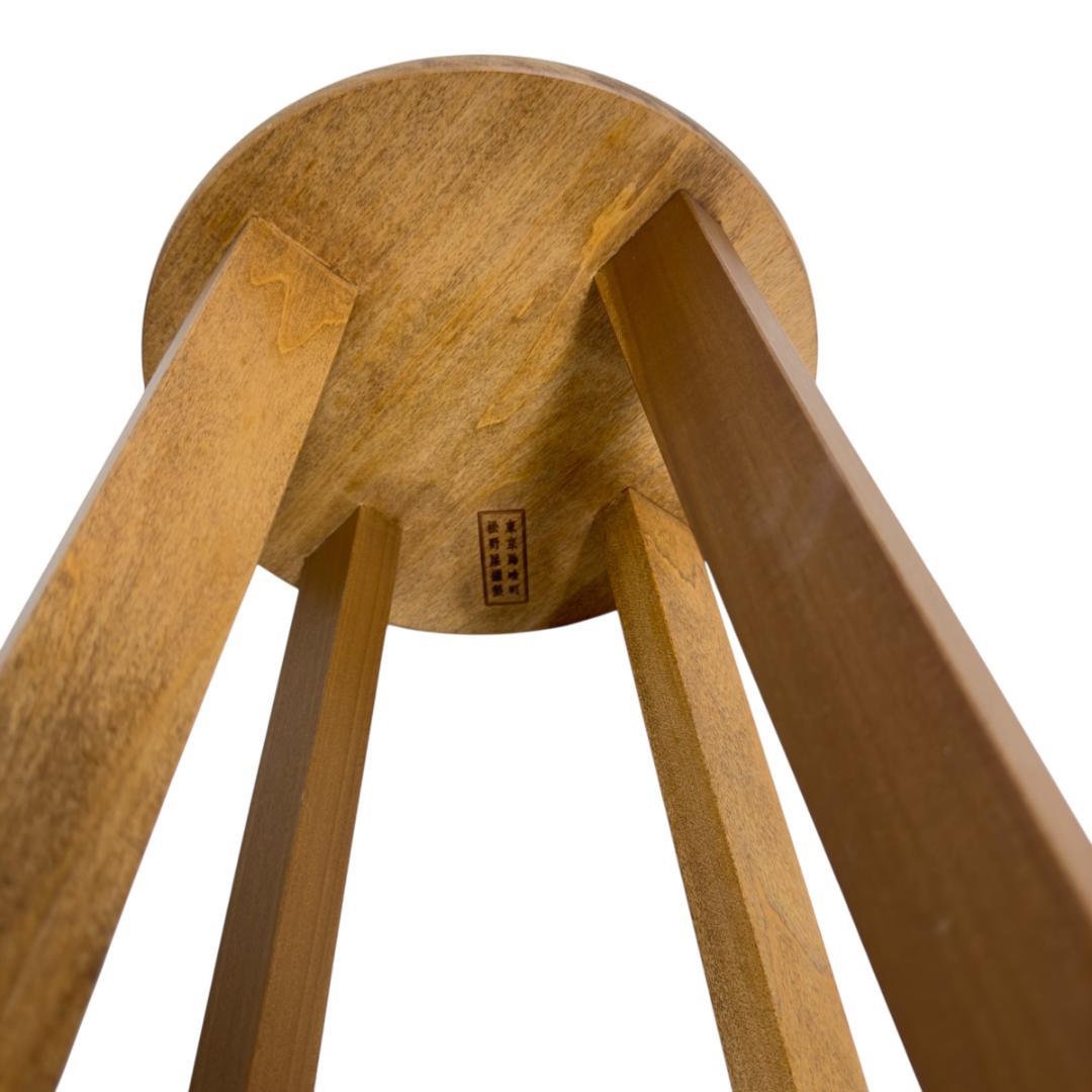 美品　松野屋 丸椅子 大サイズ ハイスツール カウンターチェア バーチェア