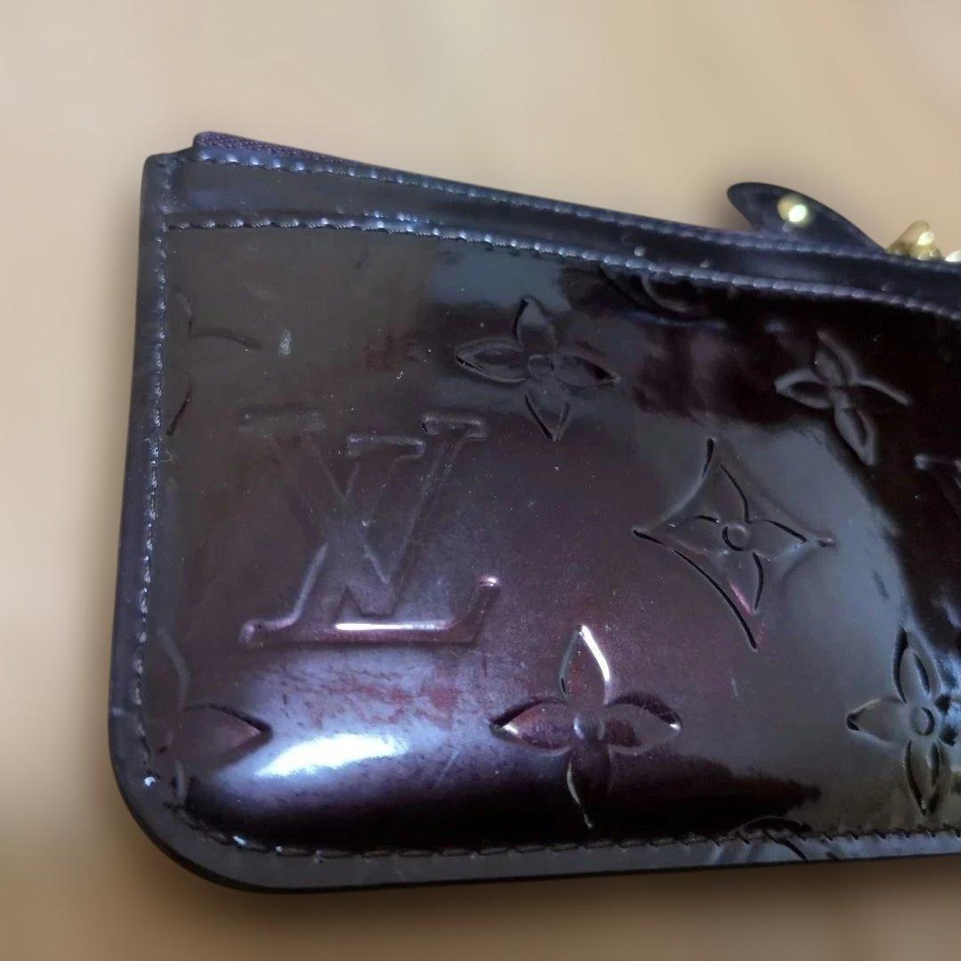 ルイヴィトン　ヴェルニ　ケース　キーケース　アマラント