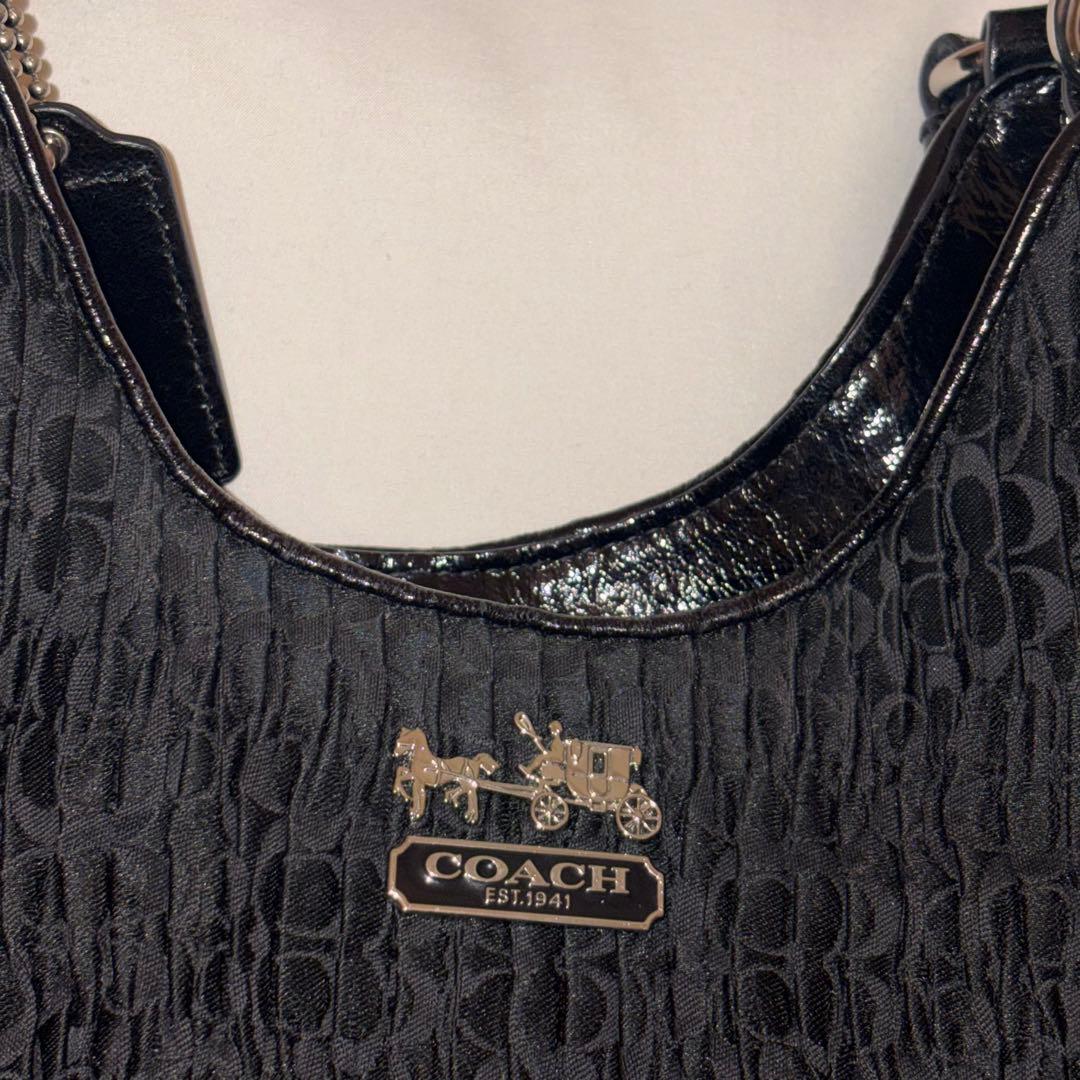 COACH ブラック ハンドバッグ 袋付き