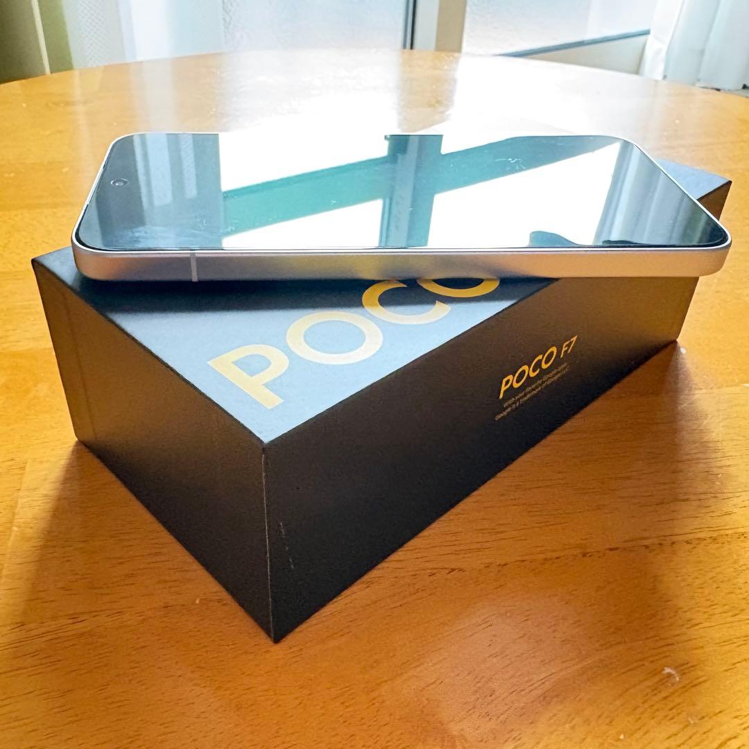 POCO F7 ホワイト 極上美品 - メルカリ