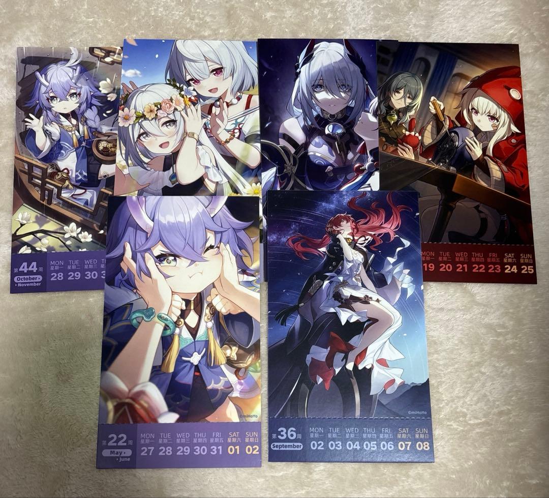 c107 ブンオマーケット 崩壊スターレイル カレンダーポストカード