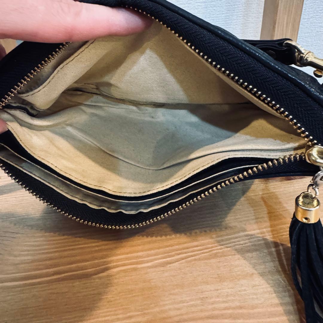 【極美品】ATAO ブーブー キルティング ショルダーバッグ ブラック