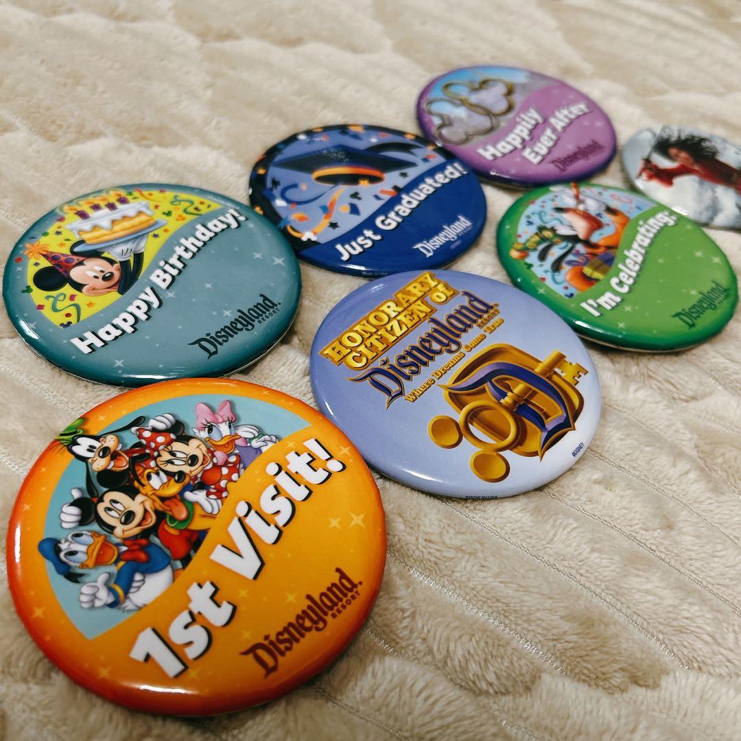 アナハイムディズニーの缶バッチ - メルカリ