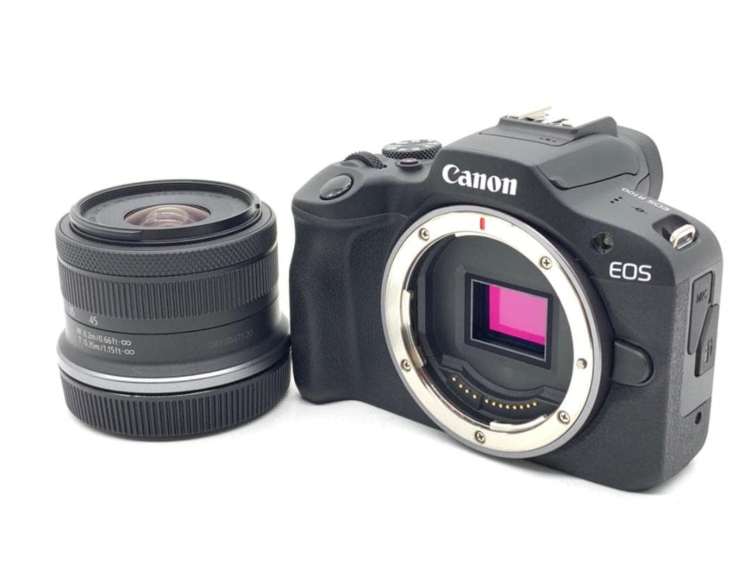 Canon EOS R100 RF-S18-45 レンズキット (新品未使用) Shop Canon Refurbished EOS R100 RF-S18-45mm F4.5-6.3 IS STM Lens Kit |