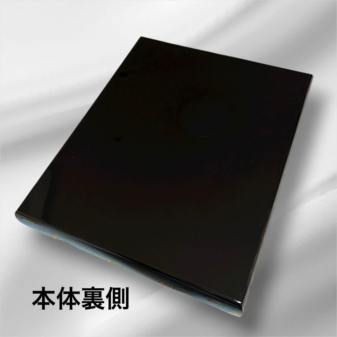 ✨【美品】会津塗 本金使用　研(みがき)蒔絵 菓子器 小林芳彦作 未使用保管品✨