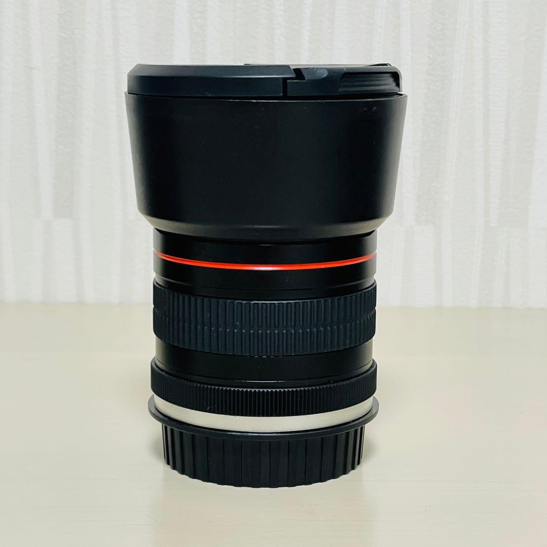 LIGHTDOW 85mm f 1.8 単焦点 中望遠 レンズ Canon 用