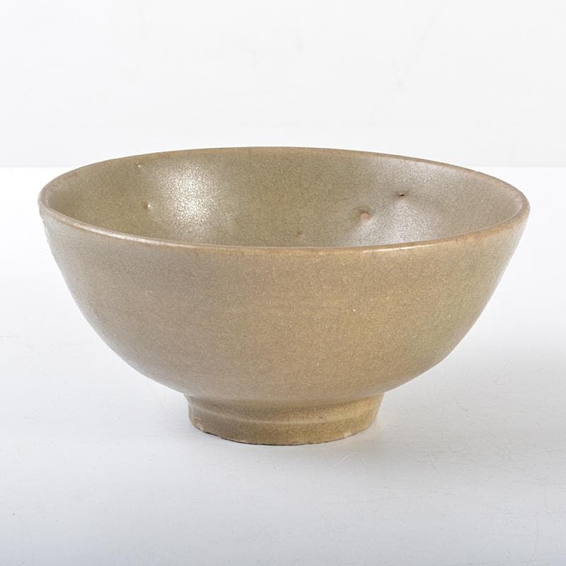 ☆ 清水卯一 蓬莱茶碗 飽きの来ない味わい深い一品です☆y425