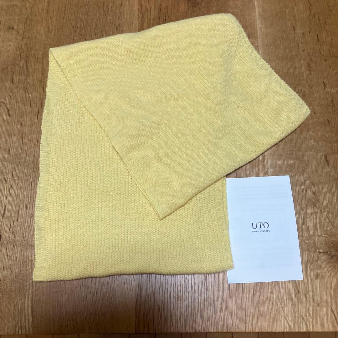 【UTOカシミヤ】最高級　カシミヤ100% スヌード　日本製