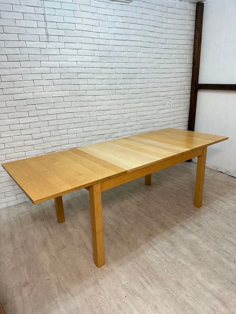 【東京都23区配送無料】IKEA ダイニングテーブル　伸長式　机　デスク　作業台