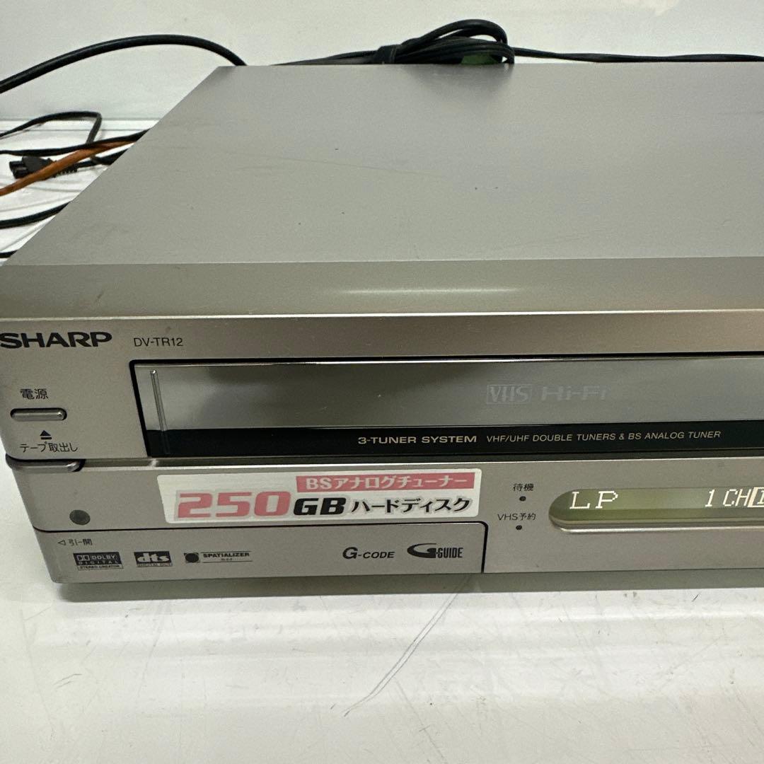 お値下げ‼️Sharp HDD・DVD・ビデオ一体型レコーダー DV-TR12