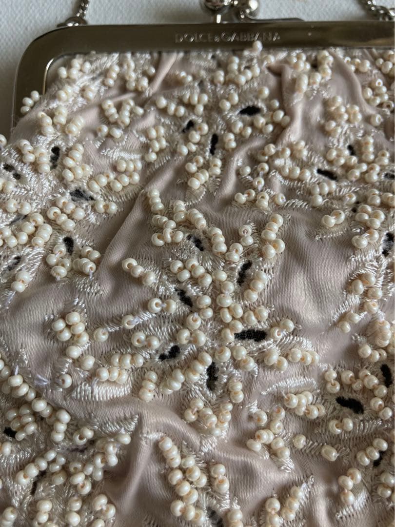 1990年代　Dolce & Gabbana ビーズ刺繍 クラッチバッグ