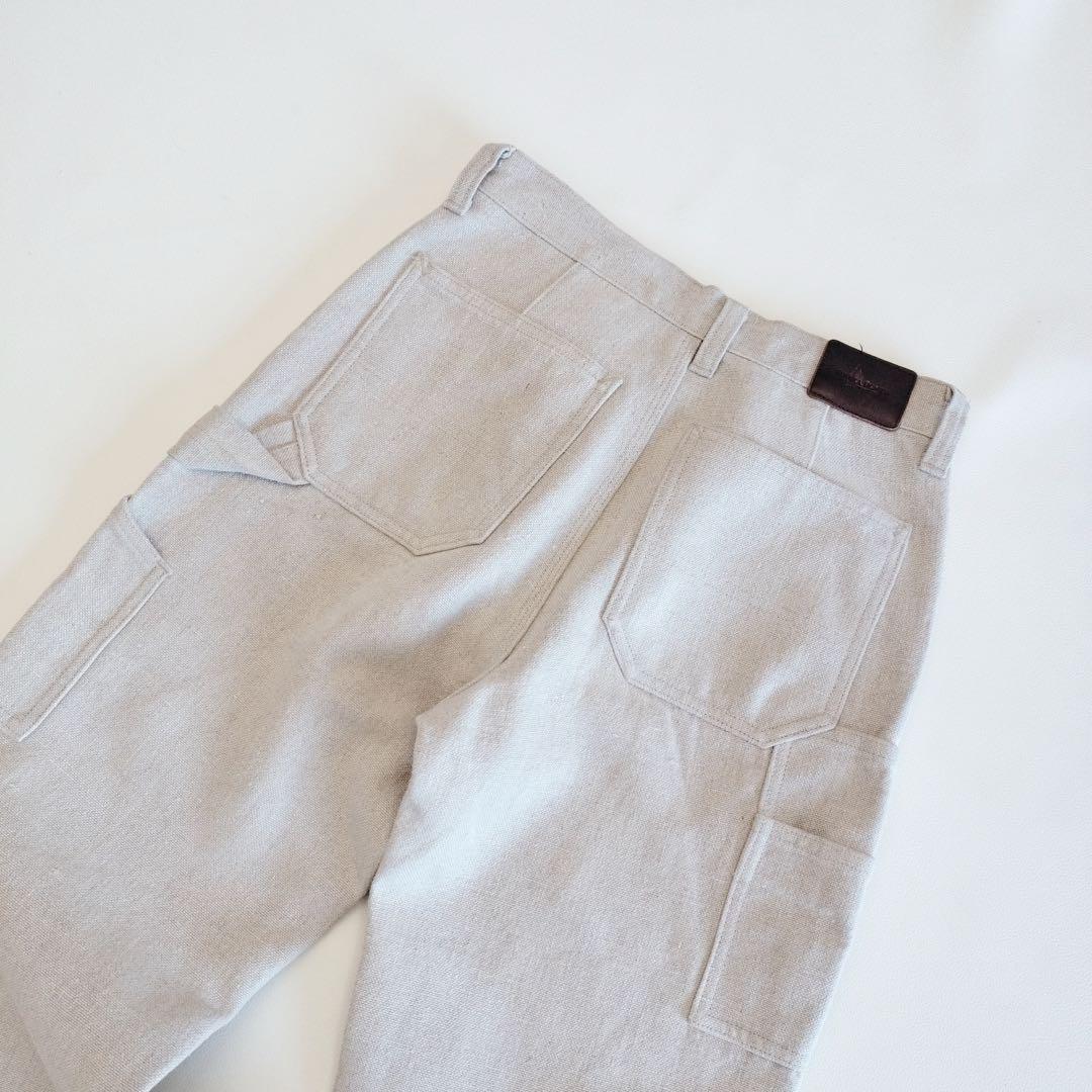 FUMIKA UCHIDA　ペインターパンツ　フミカウチダ　ベージュ　リネン