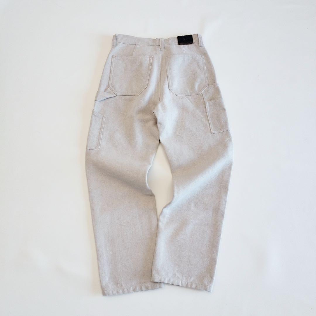 FUMIKA UCHIDA　ペインターパンツ　フミカウチダ　ベージュ　リネン