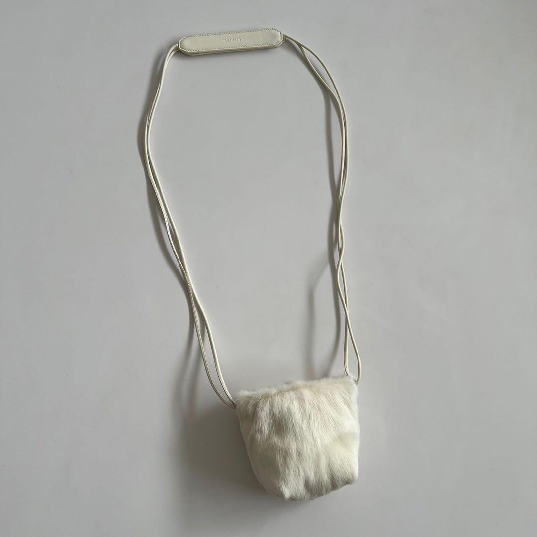 新品 JIL SANDER FUR MINI SHOULDER BAG