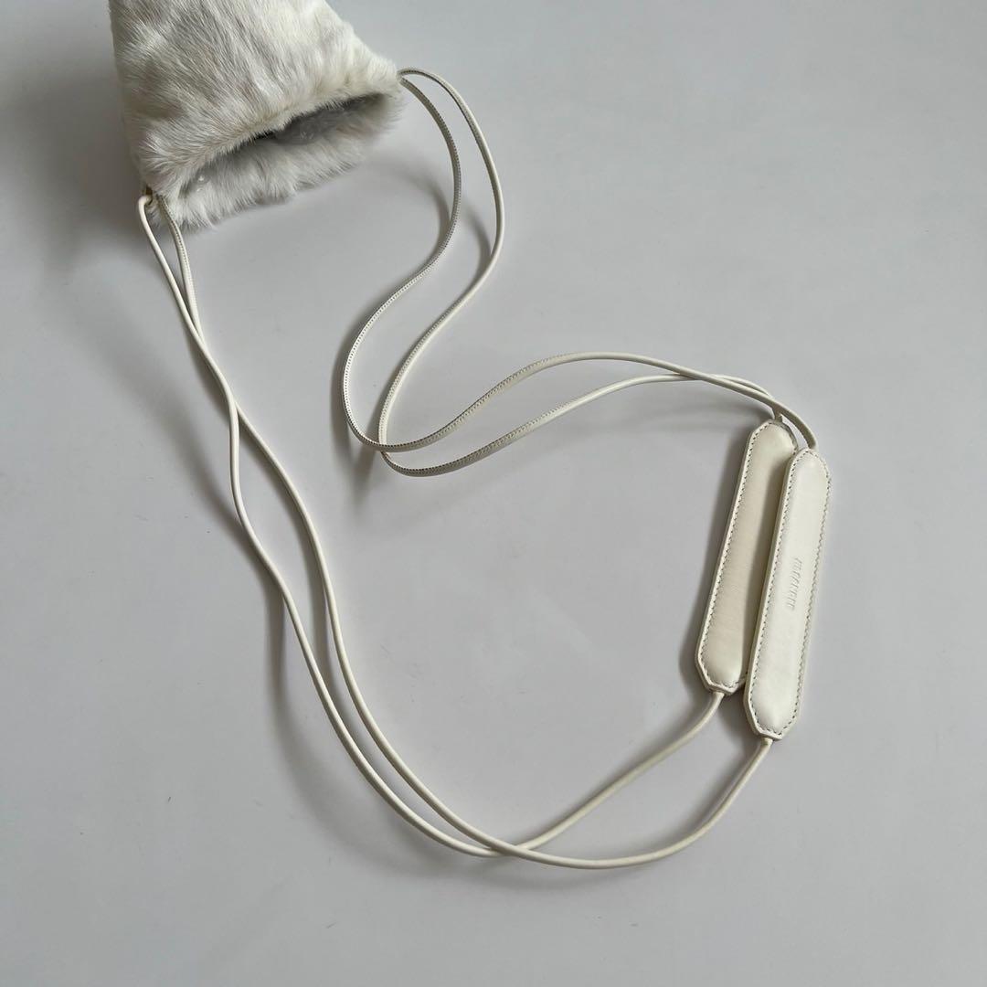 新品 JIL SANDER FUR MINI SHOULDER BAG