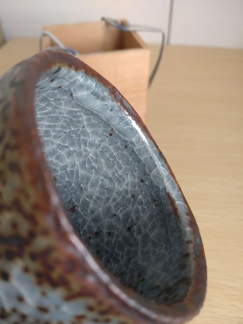 限定品】陶芸家 加藤健 鼠志野 湯呑 源九郎窯 美品 本物 桃山