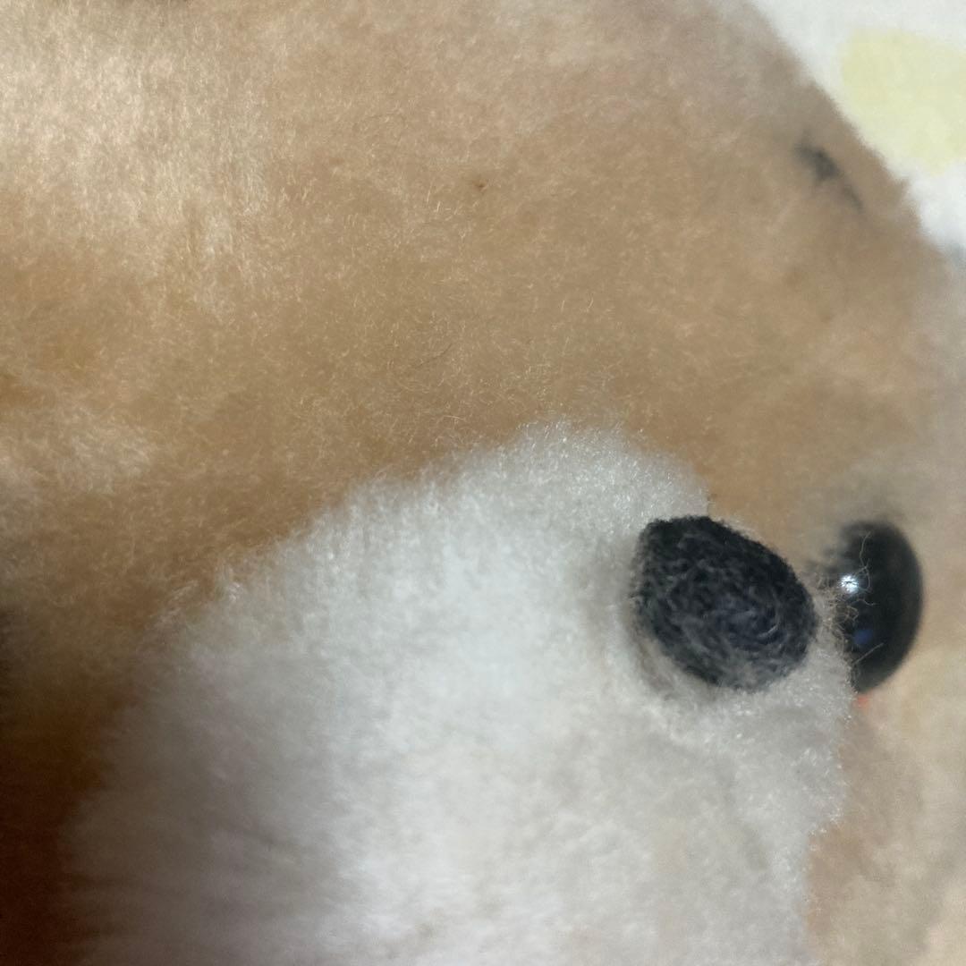 昭和レトロ　ぬいぐるみの三英　クマ　ぬいぐるみ　中古品