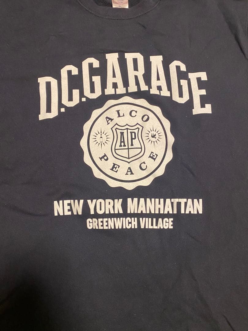 TBSラジオアルコ&ピースD.C.GARAGE ネイビー スウェットシャツ