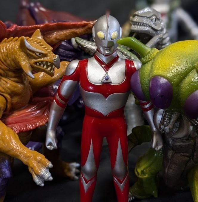 ウルトラマングレート＆登場怪獣（バンダイ）ソフビフィギュア7体セット