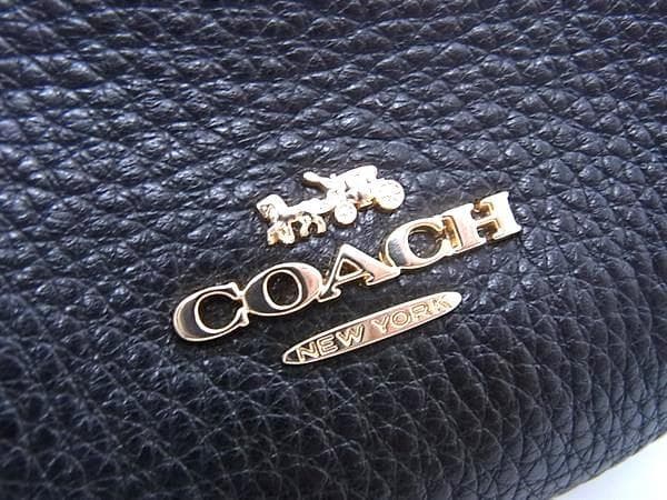 大容量本革コーチ/COACH ケース 小銭入れ がま口タイプ