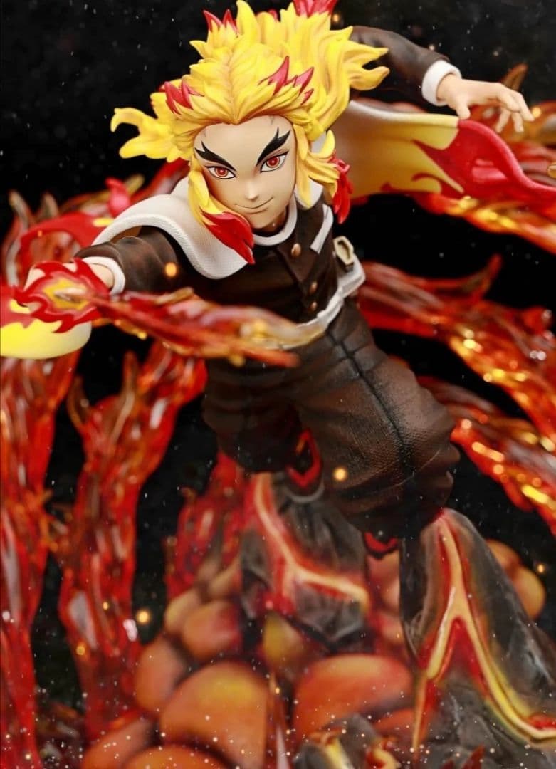 【ラスト1】鬼滅の刃 炎柱 煉獄杏寿郎 玖ノ型 煉獄 フィギュア ガレージキット