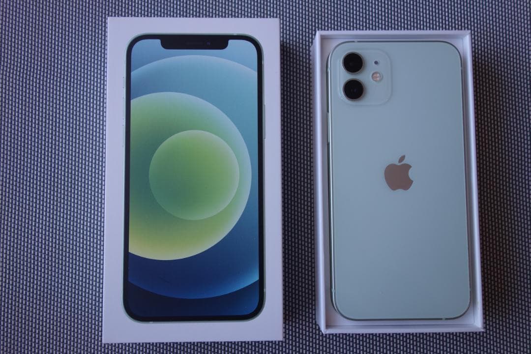 超美品】Apple iPhone 12 64GBミントグリーン 本体
