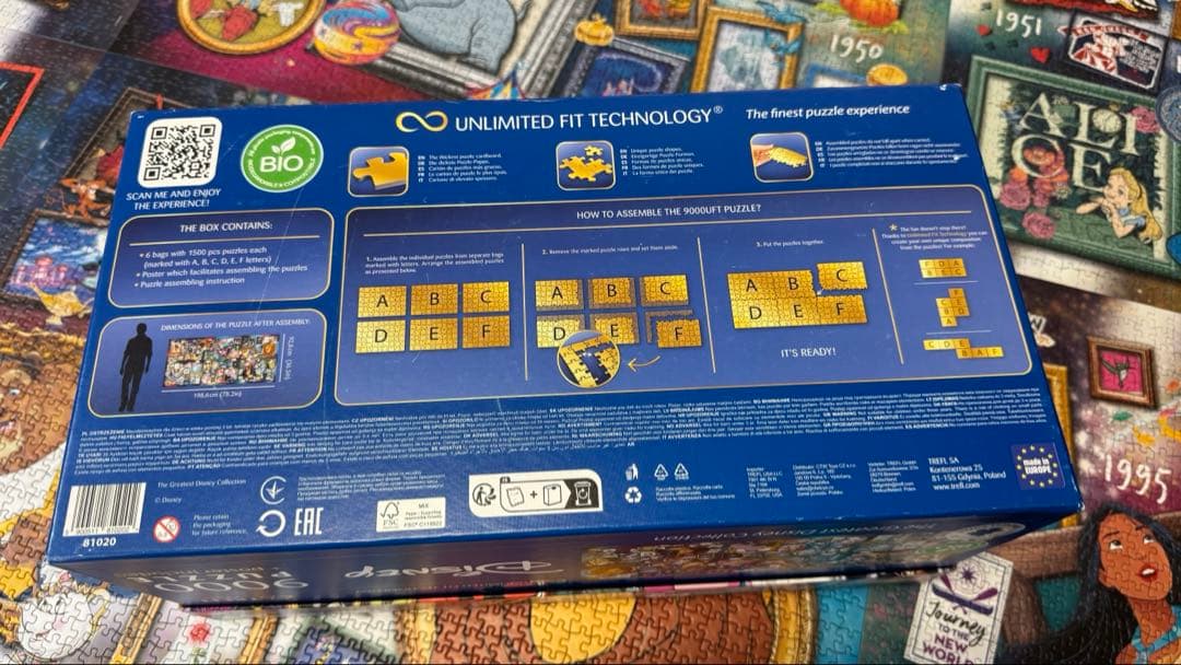 Disney 9000ピース ジグソーパズル Trefl