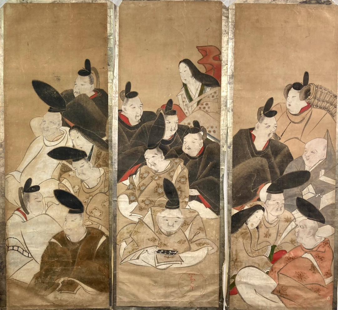 俵屋宗達(對青軒)「三十六歌仙」屏風剥がし まくり