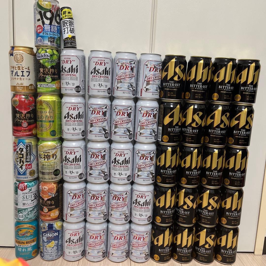 ザビタリスト　生ビールチューハイ　アサヒビール　まとめ売り　飲み比べ　52本 ザビタリスト 生ビールチューハイ アサヒビール まとめ売り 飲み比べ