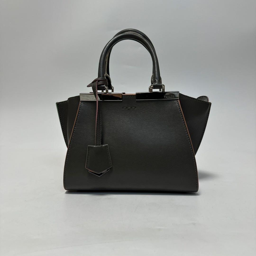 s05【極美品】保存袋付　フェンディ　プチトロワジュール 2wayショルダー.