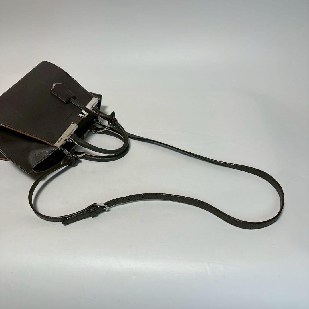 s05【極美品】保存袋付　フェンディ　プチトロワジュール 2wayショルダー.