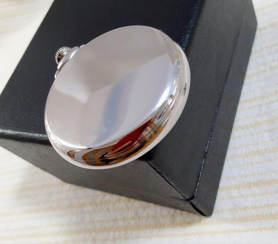 AUREOLE SWISSMADE鉄道仕様懐中時計大容量電池 JAPANMOVT