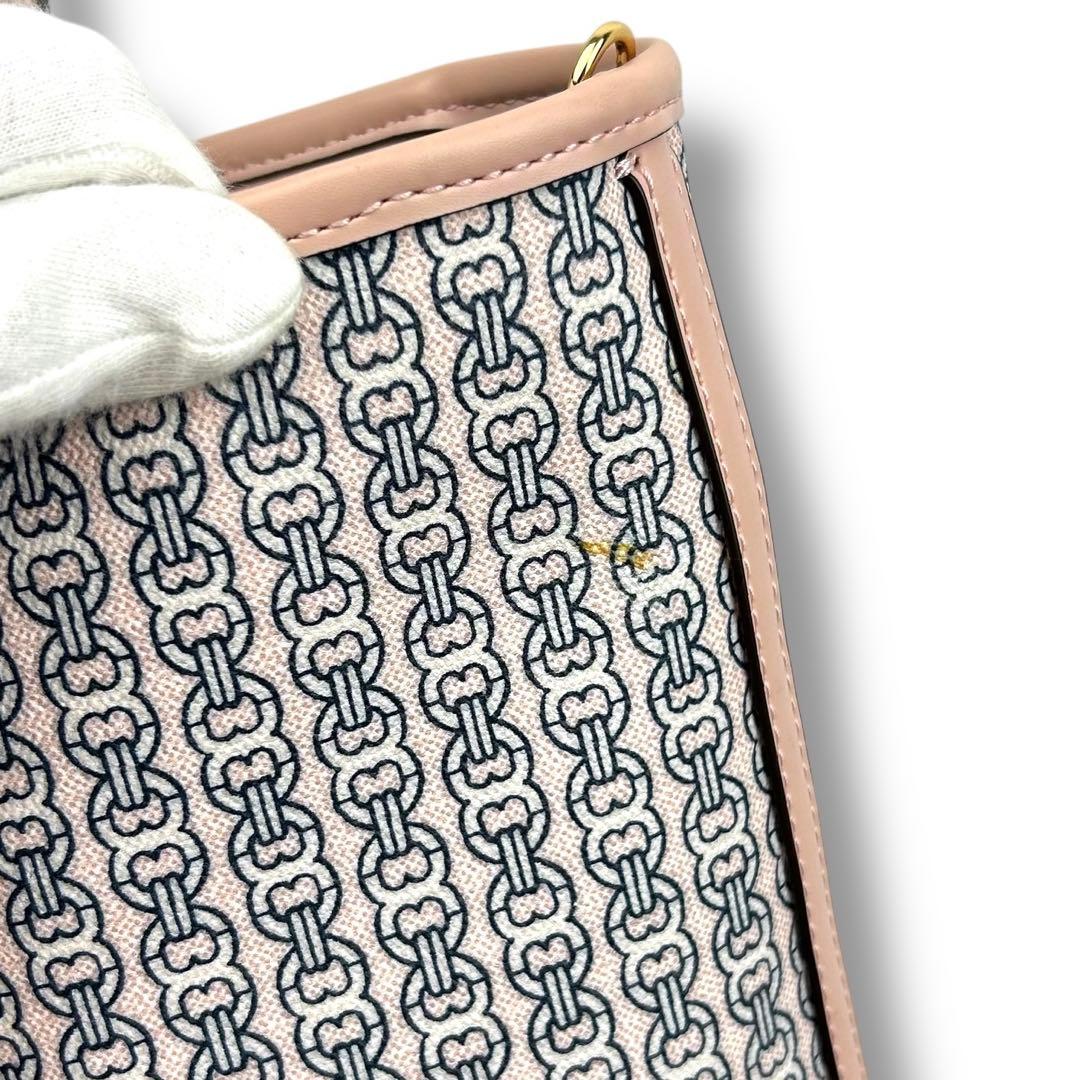 TORY BURCH ショルダーバッグ 2way A4 ハンドバッグ 総柄