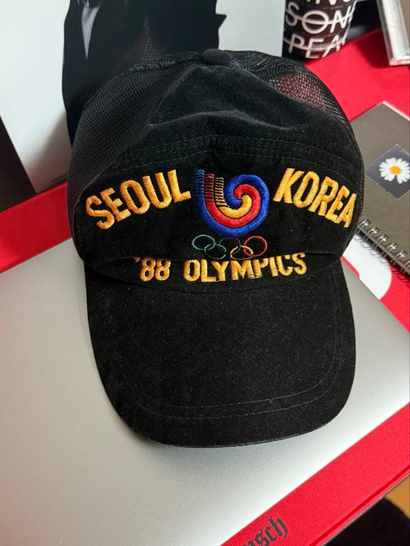 あきと様　 G-DRAGON ソウルオリンピック　帽子　1988 G-DRAGON着用 1988 ソウル オリンピック オリジナル キャップ 帽子 【G