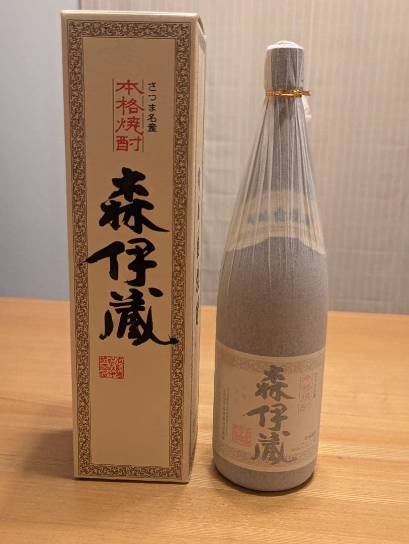 森伊蔵 焼酎 1800ml 箱入り　未開封 焼酎 森伊蔵 1800ml 未開栓